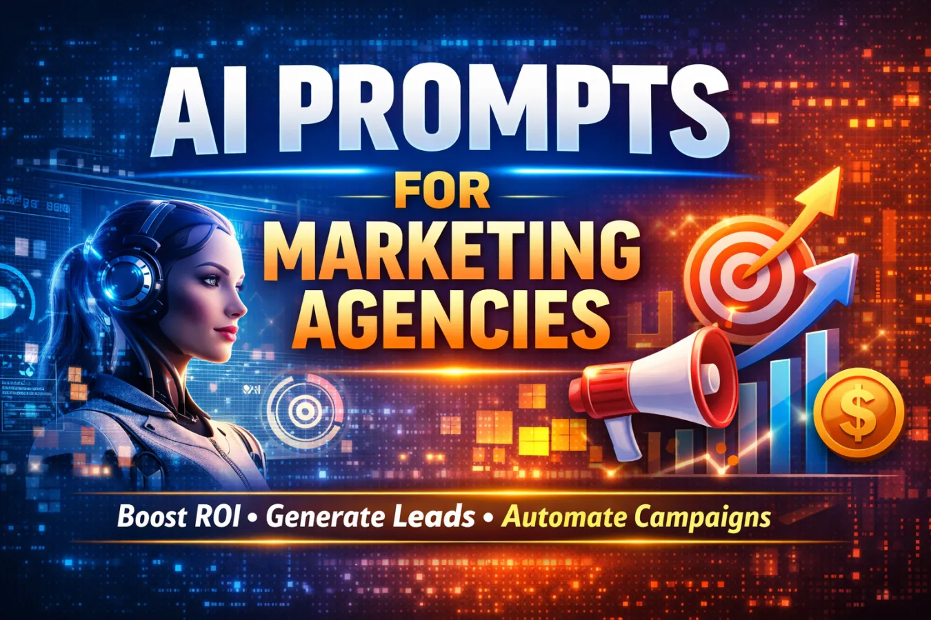 AI Prompts for Marketing Agencies | High-ROI Marketing Automation , AI prompts for marketing agencies, AI marketing prompts, ChatGPT prompts for marketing, AI prompts for digital marketing, AI advertising prompts, AI lead generation prompts, marketing automation AI, AI prompts for SEO