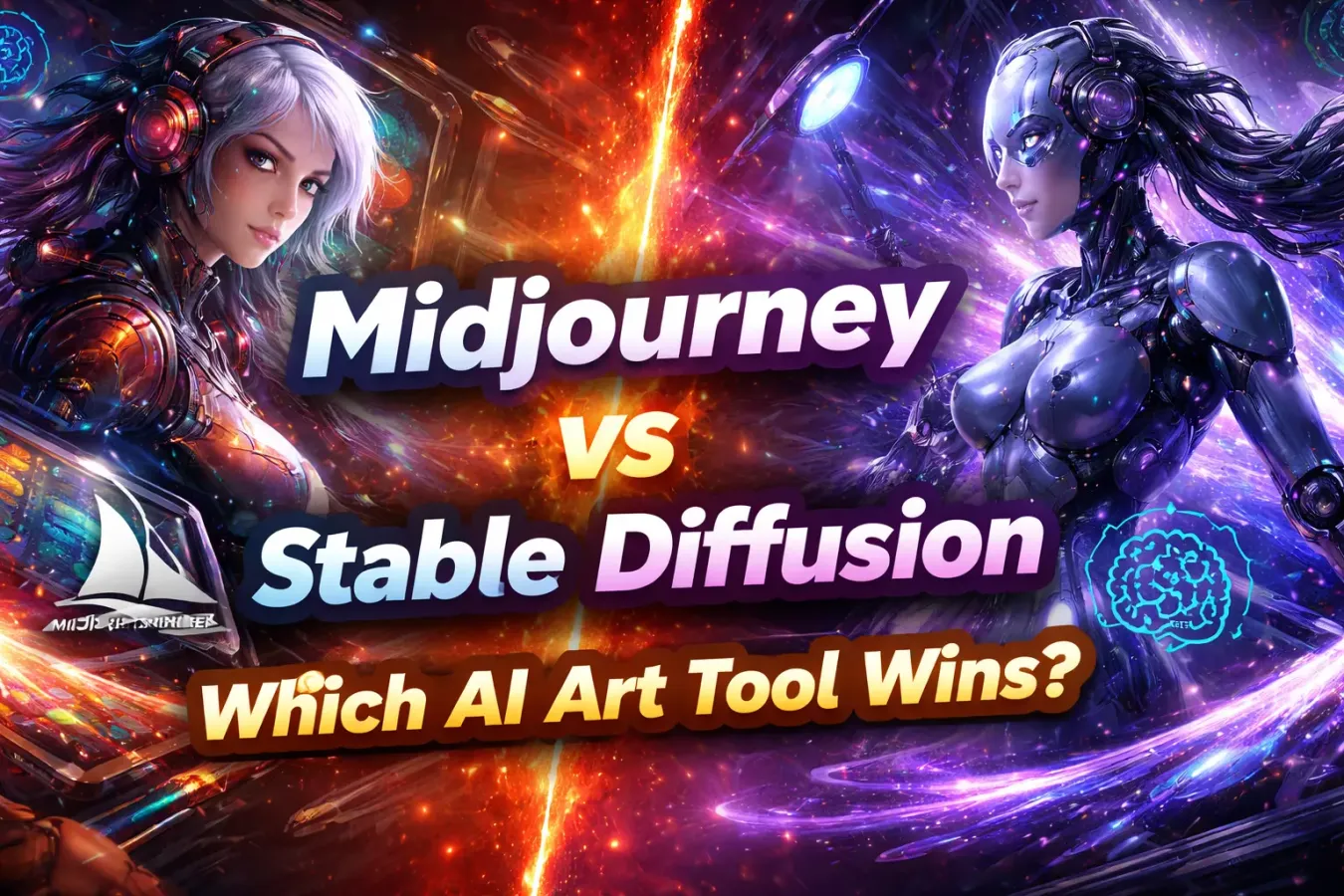 Midjourney vs Stable Diffusion: Which AI Art Tool Wins? , Midjourney vs Stable Diffusion, AI image generator comparison, Midjourney review, Stable Diffusion review, AI art tools, text to image AI, best AI image generator