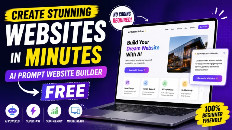 AI Prompt Website Builder Free: Create Stunning Websites in Minutes