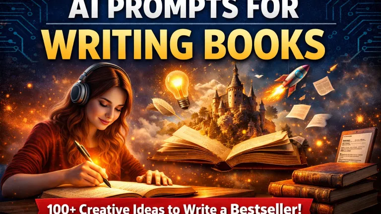AI Prompts for Writing Books: 100+ Creative Ideas to Write a Bestseller Fast