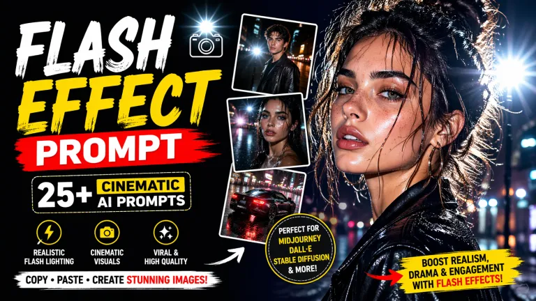 Flash Effect Prompt (2026) – 25+ Viral AI Prompts