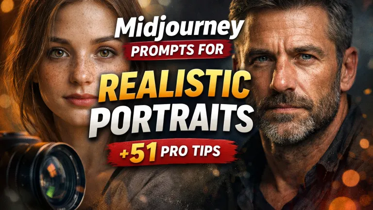 Midjourney Prompts for Realistic Portraits (51+ Pro Tips)