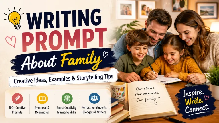 Writing Prompt About Family: Creative Ideas, Examples, and Tips for Better Story...