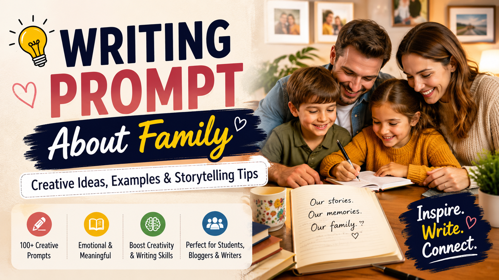 Writing Prompt About Family: Creative Ideas, Examples, and Tips for Better Story...