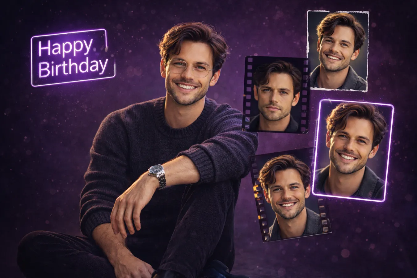 Ultra Realistic AI Birthday Collage Prompt (Face Match) – Cinematic Portrait Generator Guide , ai birthday collage prompt, realistic birthday ai prompt, face match ai portrait prompt, cinematic birthday poster ai, midjourney birthday prompt, stable diffusion birthday portrait, ai photo collage generator, realistic ai portrait prompt