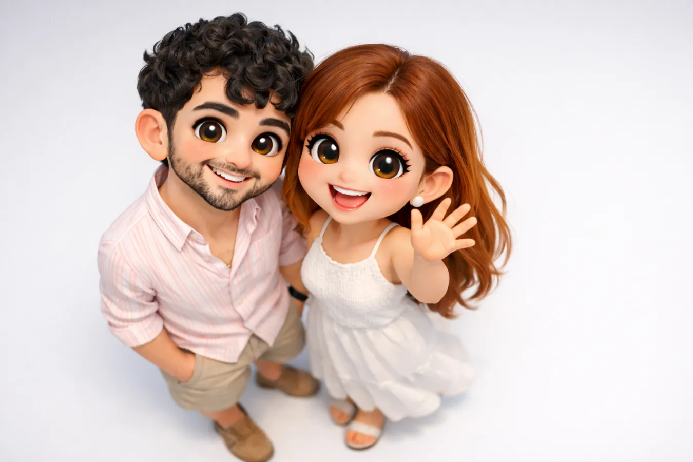 Cute Chibi Couple AI Prompt (Pixar Style) – Create 3D Cartoon Characters from Photo , chibi couple ai prompt, chibi 3d ai prompt, pixar style ai prompt, couple cartoon ai prompt, ai couple portrait generator, chibi character ai prompt, midjourney chibi prompt, ai couple illustration prompt, 3d cartoon ai prompt, romantic ai prompt