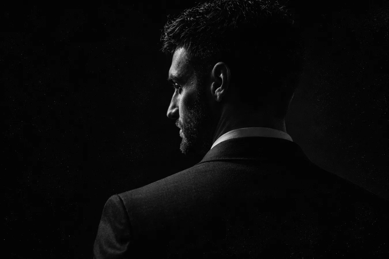 Cinematic Black and White Portrait | Film Noir Style Photography 8K Ultra Realistic , cinematic portrait, black and white photography, film noir portrait, dramatic lighting portrait, chiaroscuro lighting, ultra realistic portrait, 8k portrait photography, noir photography style, moody portrait, vintage cinematic look