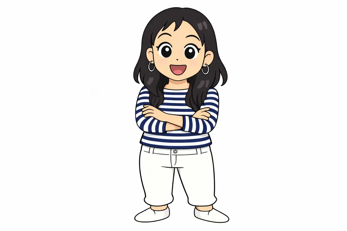 Crayon Shin-chan Style Cartoon from Photo | Funny Anime Character Art , crayon shin chan style photo, shin chan cartoon portrait, anime cartoon from photo, funny anime character art, shin chan friend style, flat cel anime drawing, cartoon character transformation, full body anime cartoon