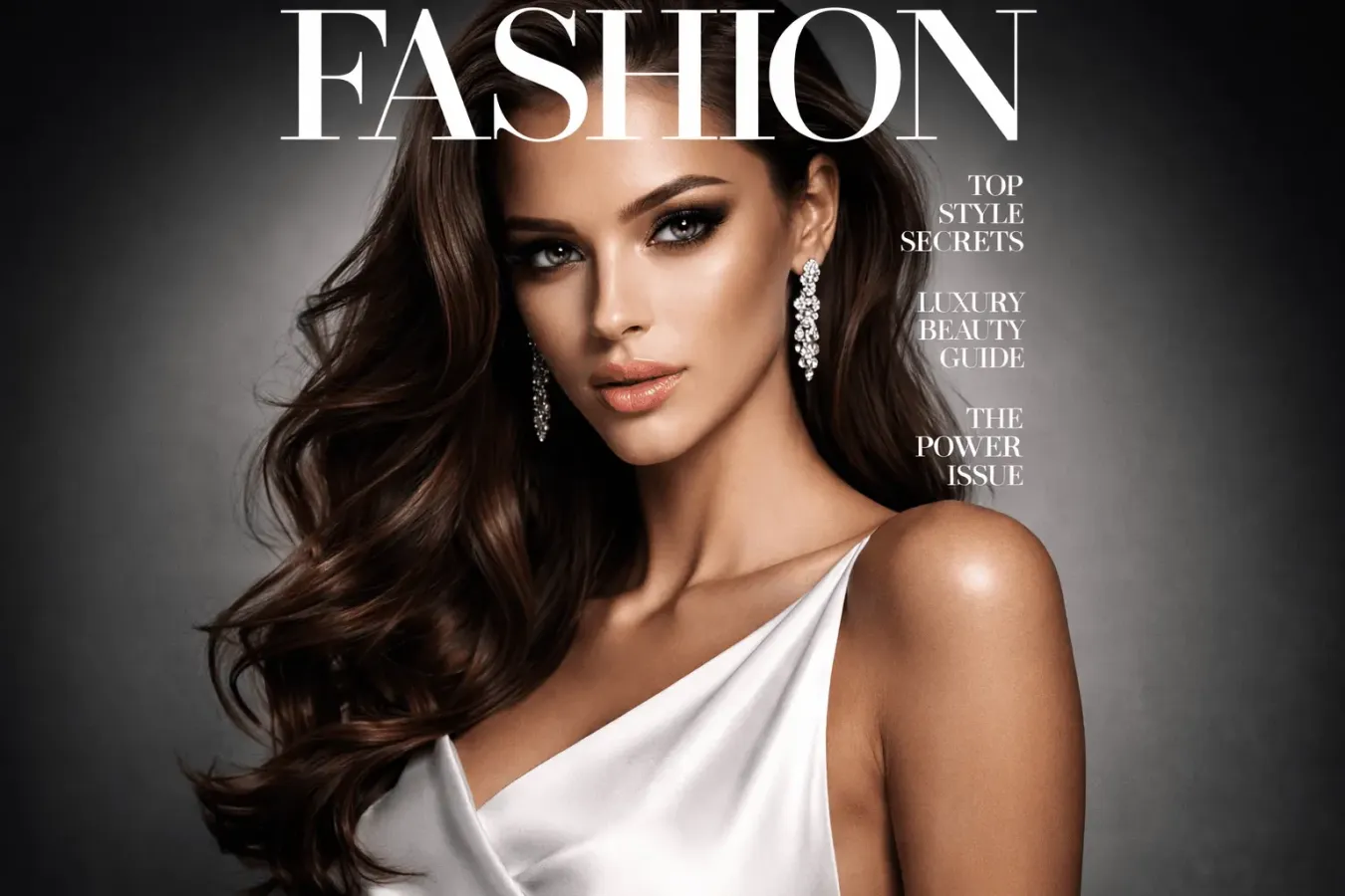 Fashion Magazine Cover Portrait , Fashion Magazine Cover, fashion magazine cover portrait, fashion cover ai prompt, magazine style portrait, editorial fashion photography, ai fashion cover, 4k fashion portrait, professional photo retouching