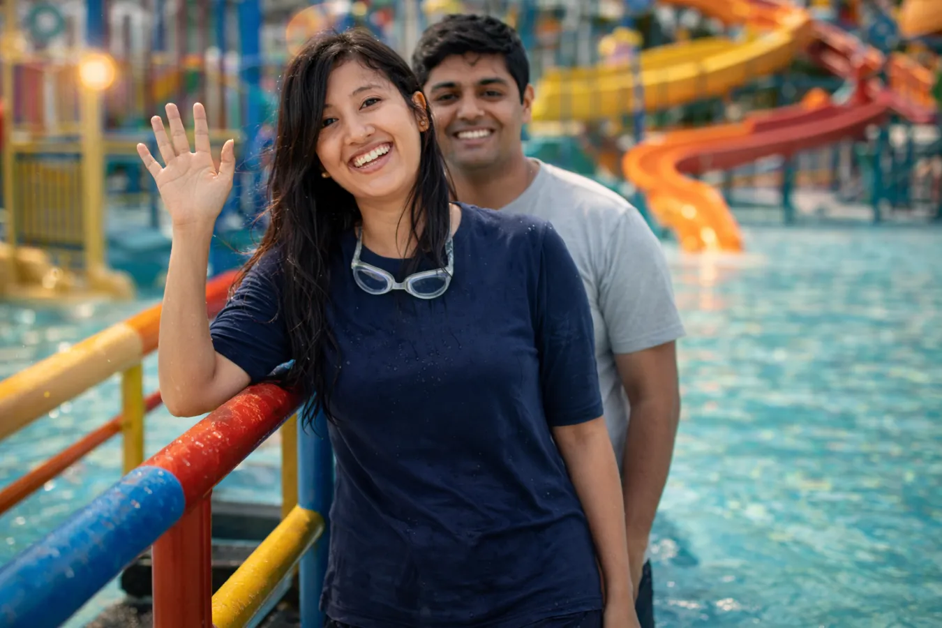 Ultra Realistic AI Photo Prompt Guide (Cinematic Water Park Couple Scene) , ultra realistic ai photo prompt, cinematic ai prompt, water park ai image prompt, ai couple image prompt, photorealistic ai prompts, midjourney prompts realistic, ai image prompt guide, stable diffusion realistic prompt