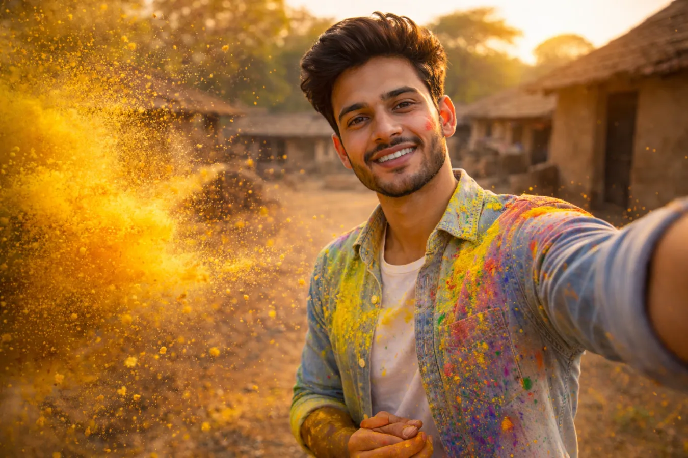 Ultra-Realistic Holi Festival Portrait Prompt (Use Uploaded Face) | Cinematic 8K AI Guide , ultra realistic Holi festival portrait prompt, Holi portrait AI prompt, use uploaded face reference, cinematic Holi powder explosion, 8K Holi festival image, DSLR Holi photography prompt, hyper realistic festival portrait, AI Holi color splash portrait