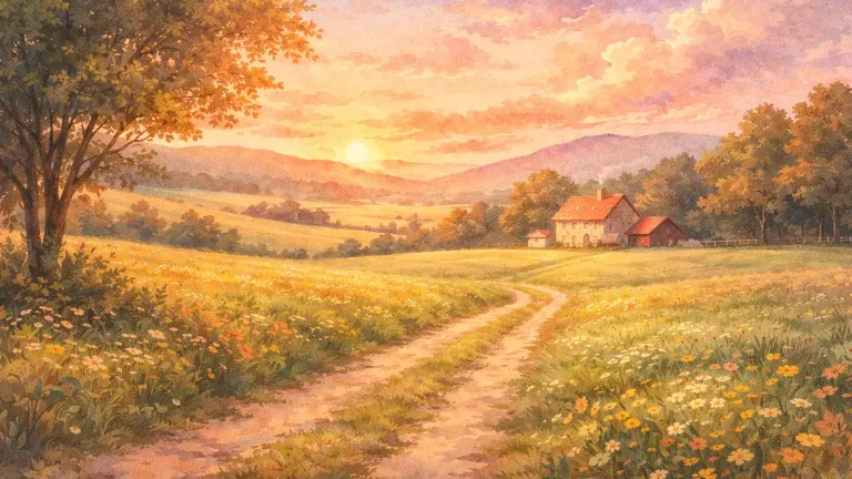 Studio Ghibli Style Landscape