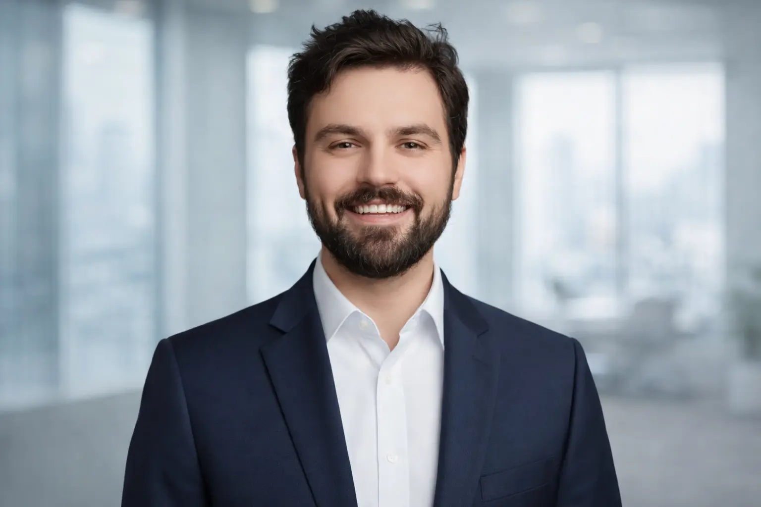 Professional Corporate Portrait from Photo – Clean Business Headshot - After