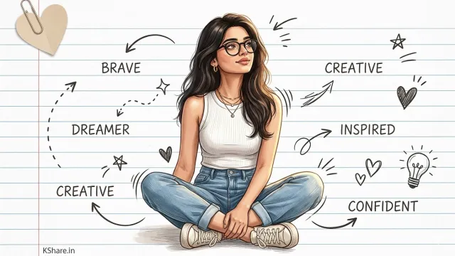 Stylized Girl Art Prompt: Create Dreamy Notebook AI Illustrations