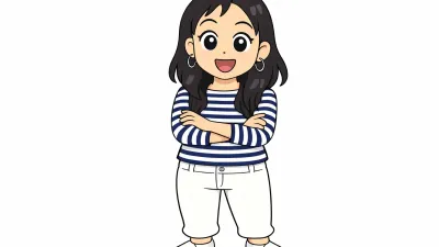 Crayon Shin chan Style Cartoon from Photo Funny Anime Character Art