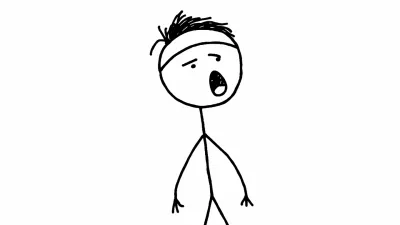 Minimalist Doodle Cartoon from Photo – Simple Black Ink Abstract Sketch