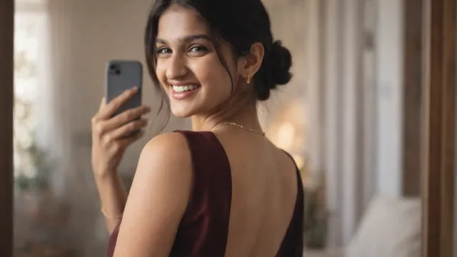 Realistic Mirror Selfie AI Prompt (Indian Saree Girl) – Ultra Real Image Guide