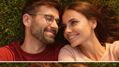 Ultra Realistic Couple Selfie on Green Grass Golden Hour 4K Photo Prompt