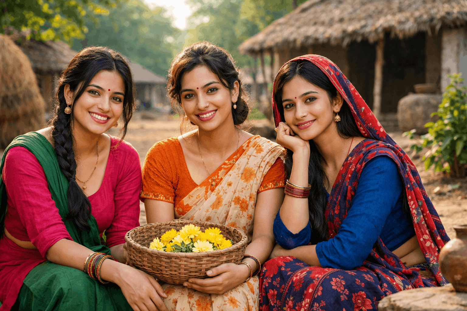 Cinematic Holi Image Enhancement Prompt | Realistic AI Holi Edit - Before