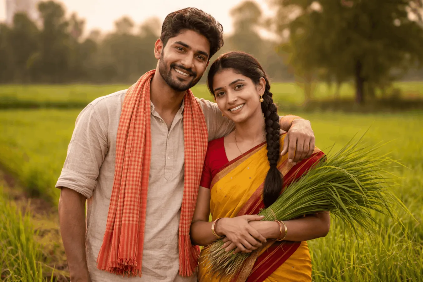 Elegant Romantic Portrait Aesthetic Featuring a Sky Blue Maxi Dress , romantic portrait, sky blue maxi dress, couple aesthetic, fashion photography, cinematic portrait, confident man sunglasses, embroidered maxi dress