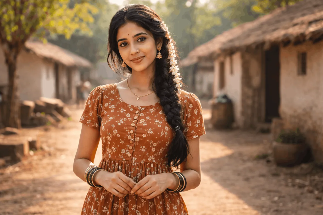 Elegant South Asian Woman Portrait: Sophisticated AI Images , South Asian woman portrait, AI image prompt, elegant sari portrait, realistic AI portrait, Indian woman image, AI photography guide