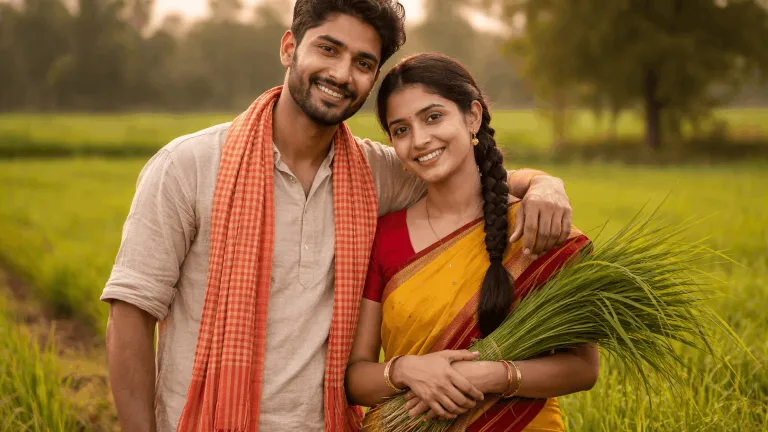 Elegant Romantic Portrait Aesthetic Featuring a Sky Blue Maxi Dress , romantic portrait, sky blue maxi dress, couple aesthetic, fashion photography, cinematic portrait, confident man sunglasses, embroidered maxi dress