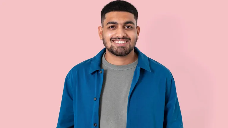 Vertical Poster Collage Design with Cinematic Black and White Panels