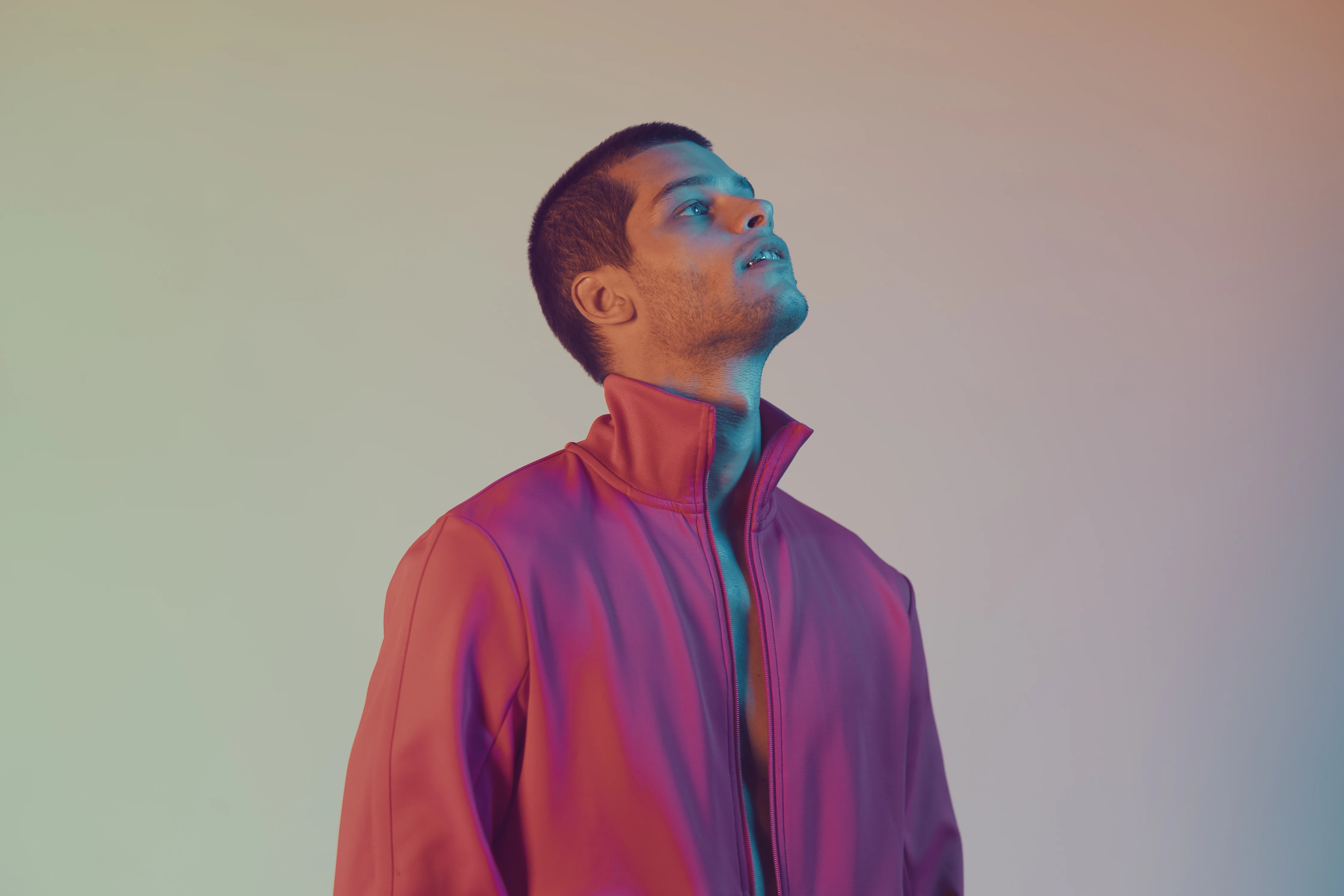 Red Cinematic Tamil Gangster Movie Poster Style Illustration - Before