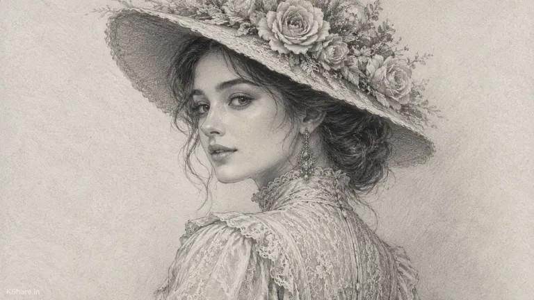 Pencil Sketch Prompt: Create Stunning Victorian AI Portraits