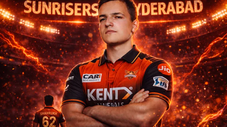 SRH jersey AI prompt orange black IPL 2026 ultra realistic cricket uniform